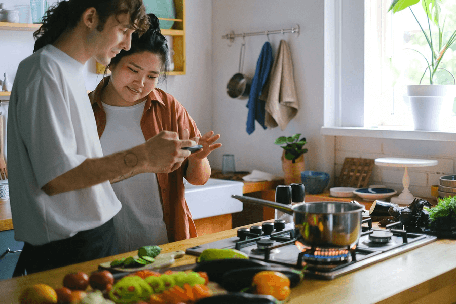 people in the kitchen